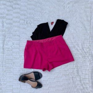 Divided Fushia Shorts